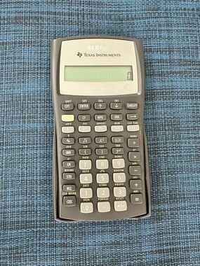 Texas Instruments BA II Plus Financial Calculator - Gray